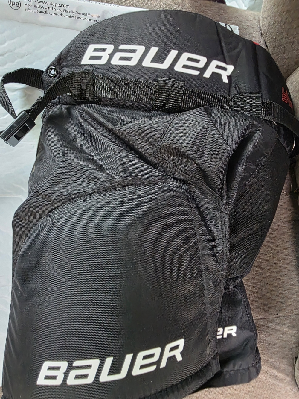 Bauer S18 Lil Sport Youth Hockey Pants Black Size S